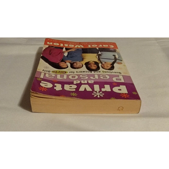 Private & Personal Questions & Answers for Girls Only Teens Book Carol Weston - Picture 6 of 8